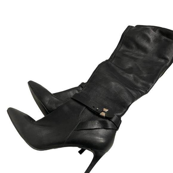 COPY - Enzo Angiolini Knee High Black Boots Size 9.5 Sleek Chic - Picture 8 of 10